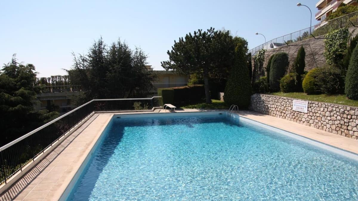 3 Pieces Vue Mer Et Piscine Quartier Parc Imperial Nice Exterior foto
